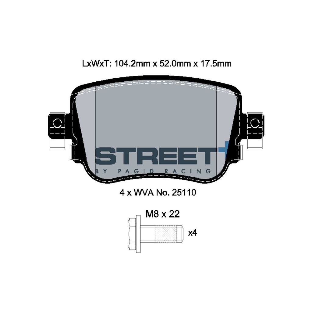 Pagid STREET+ Brake Pads