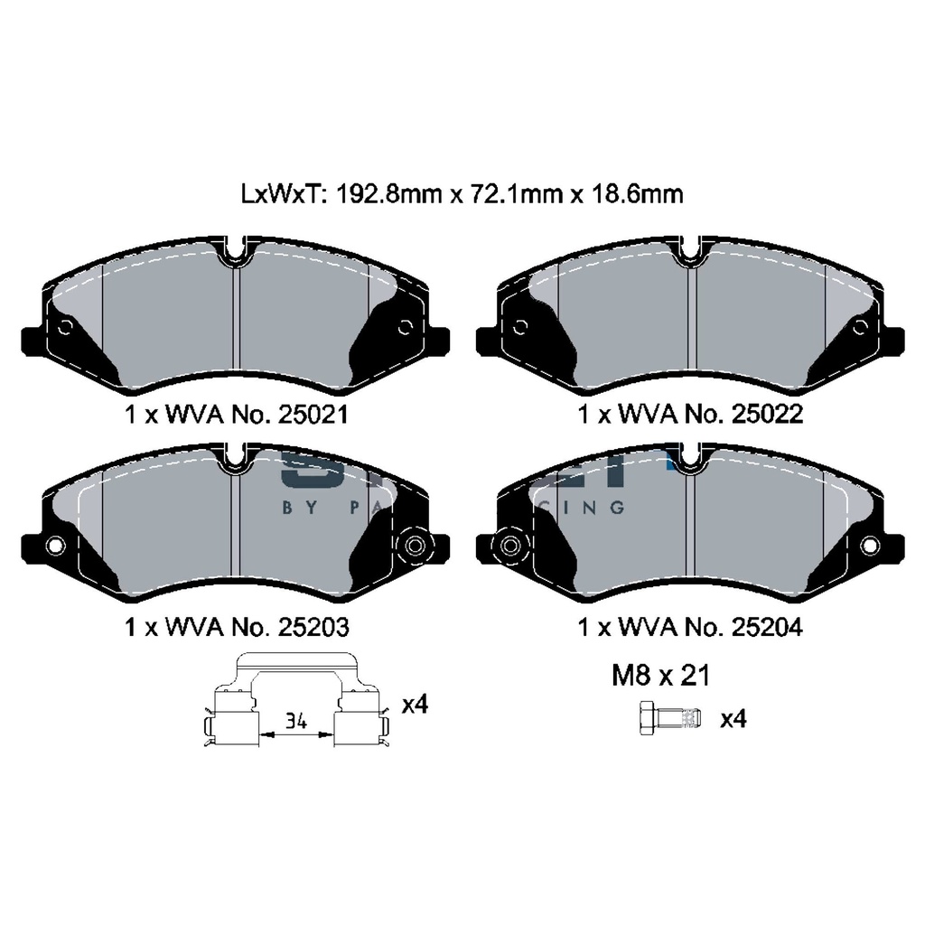 Pagid STREET+ Brake Pads