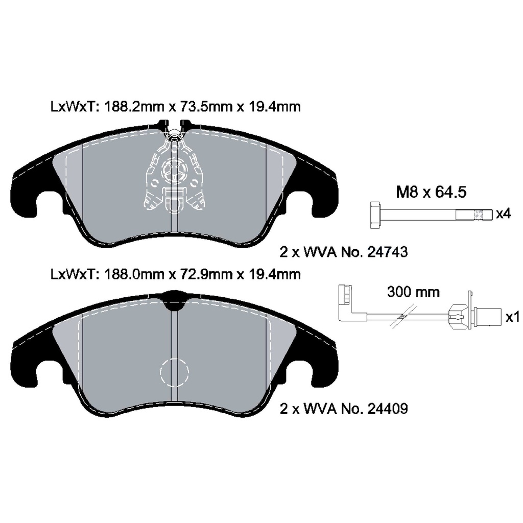 Pagid STREET+ Brake Pads