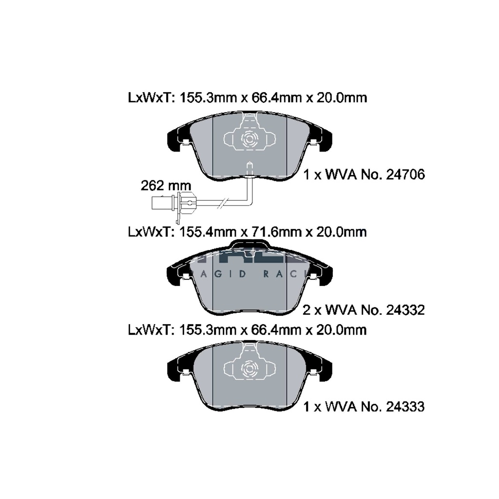 Pagid STREET+ Brake Pads