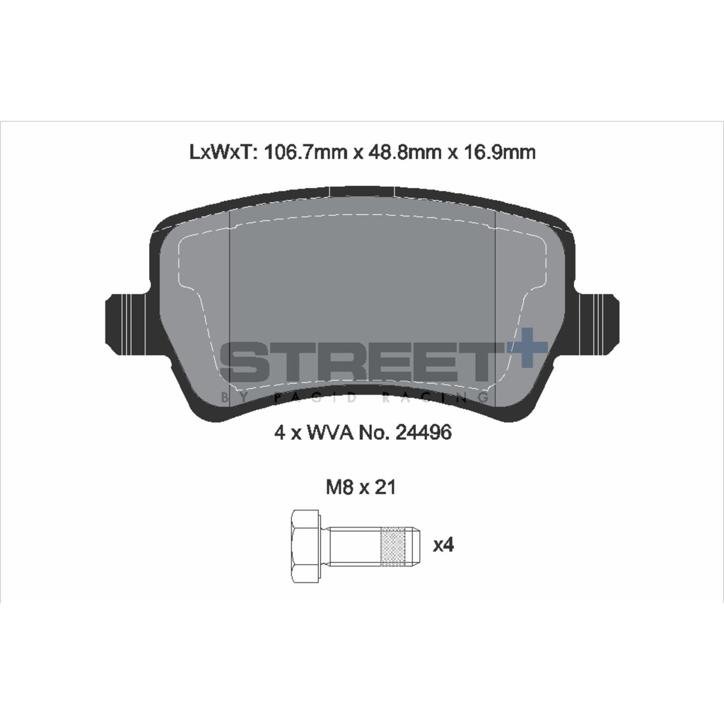 Pagid STREET+ Brake Pads
