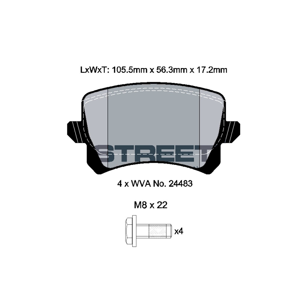 Pagid STREET+ Brake Pads