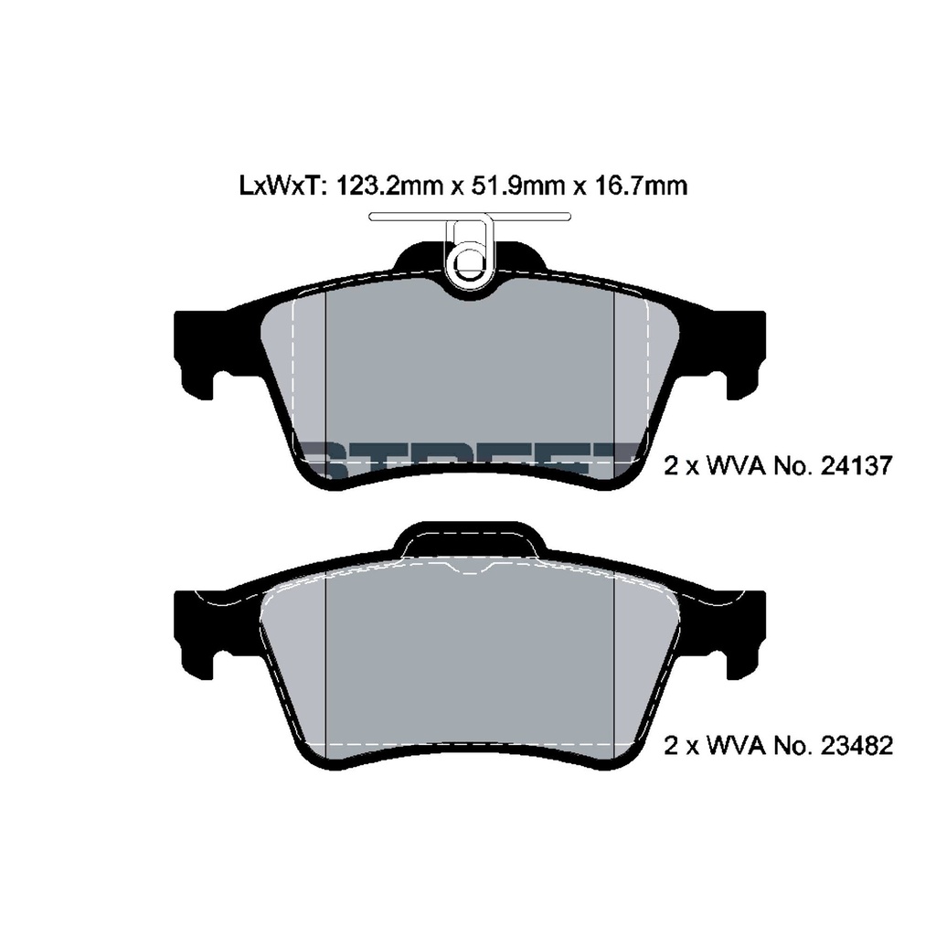 Pagid STREET+ Brake Pads