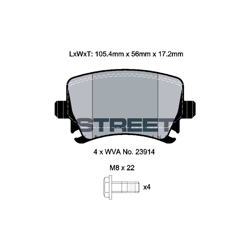 Pagid STREET+ Brake Pads