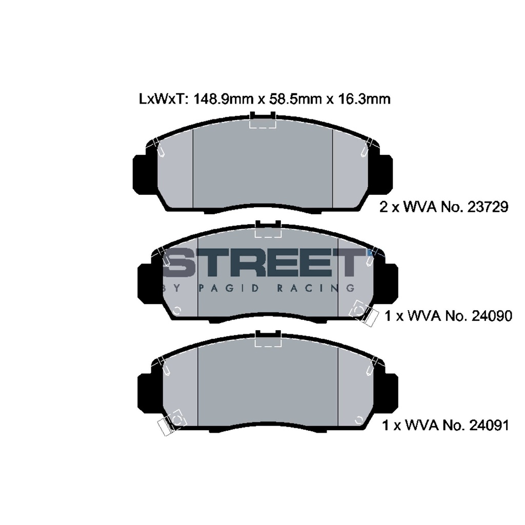 Pagid STREET+ Brake Pads
