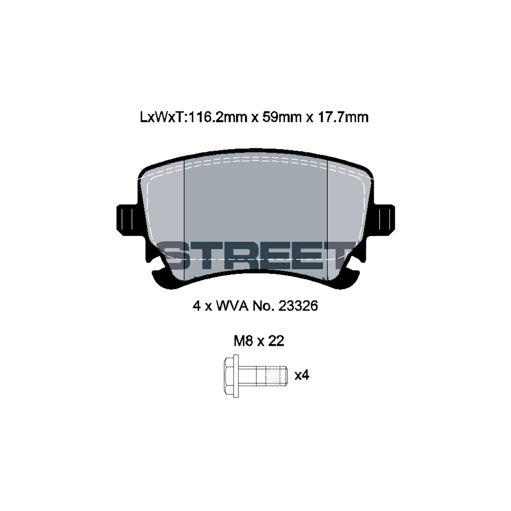 Pagid STREET+ Brake Pads