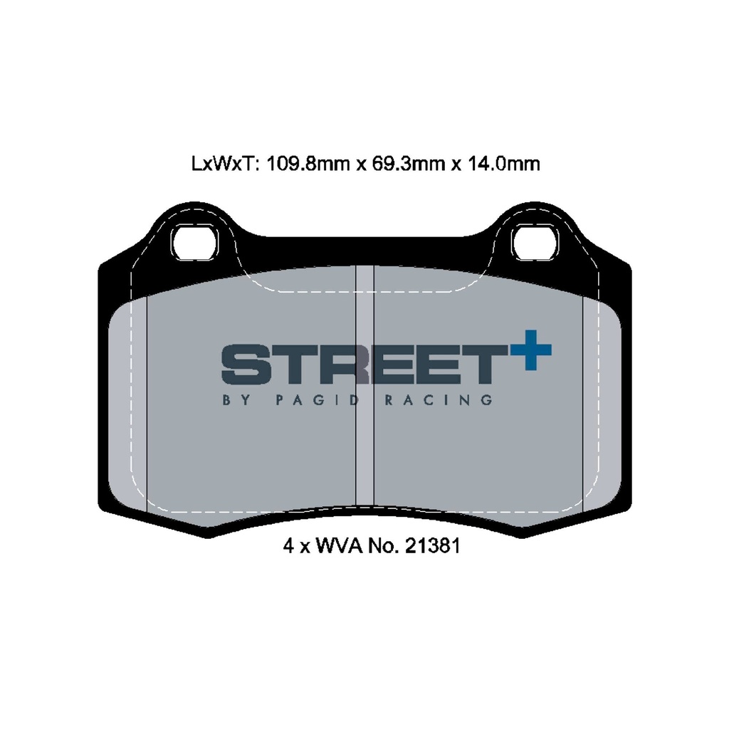 Pagid STREET+ Brake Pads
