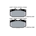 Pagid STREET+ Brake Pads