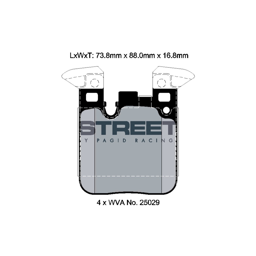 Pagid STREET+ Brake Pads