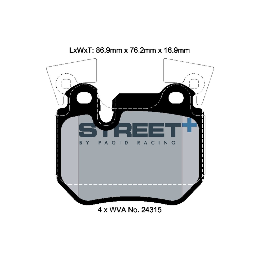 Pagid STREET+ Brake Pads