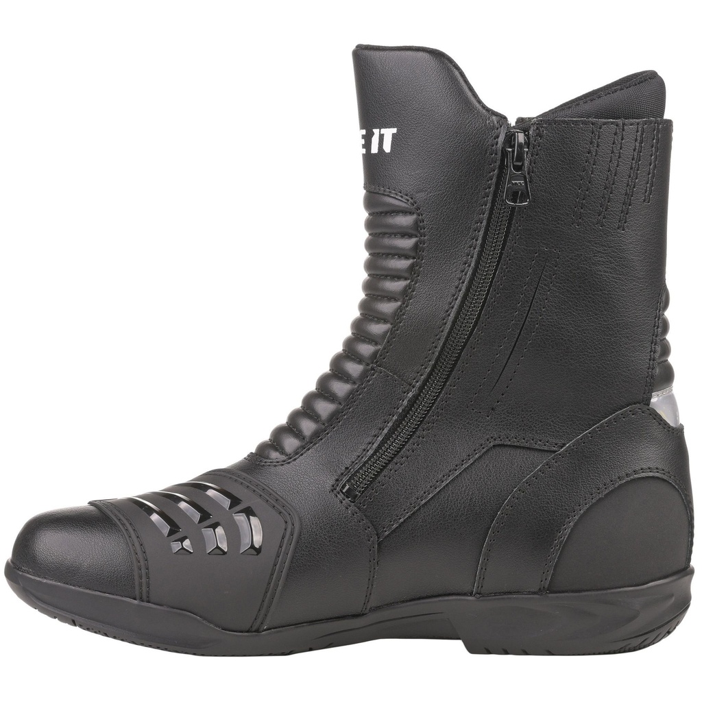 Bike-It Preto Waterproof Motorcycle Boots