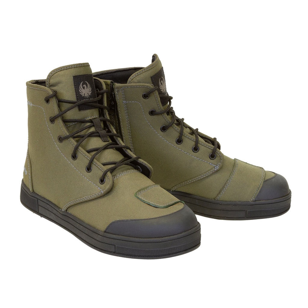 Merlin Knots D30 Canvas Motorcycle Boots