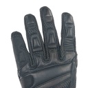 Bike-It Triple Black Air Motorcycle Gloves