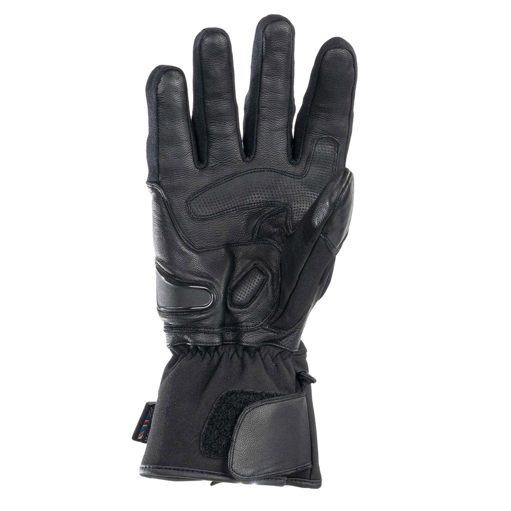 Bike-It Triple Black All-Season Motorcycle Gloves