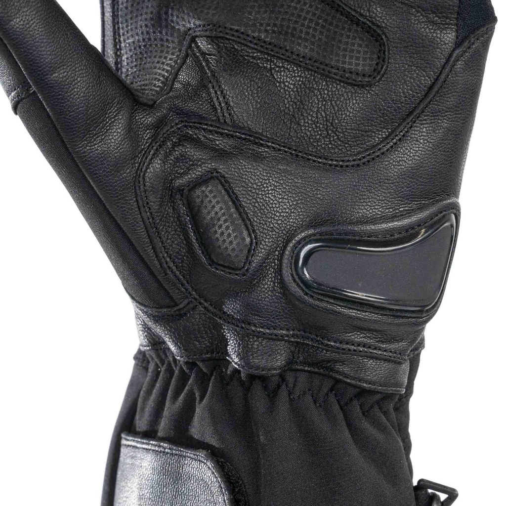 Bike-It Triple Black All-Season Motorcycle Gloves