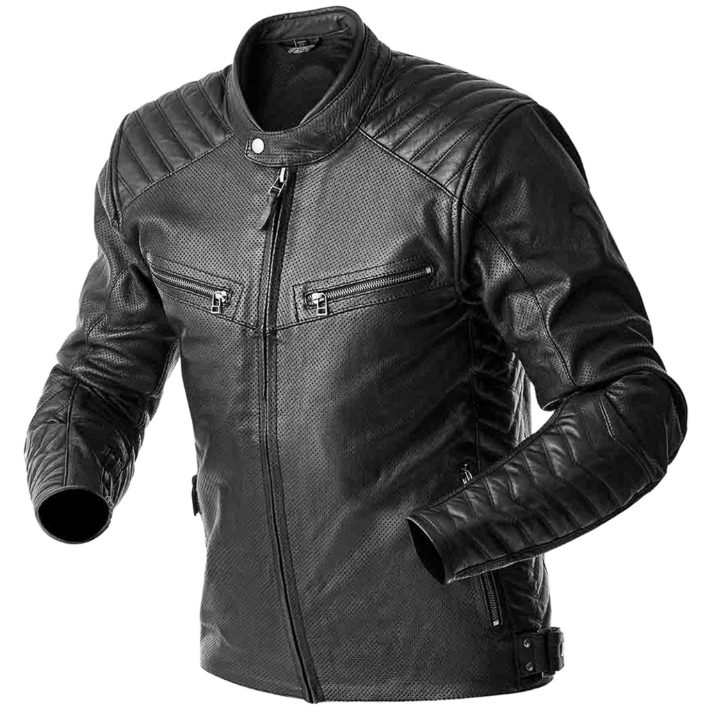 RST Roadster Air D3O Leather Motorcycle Jacket