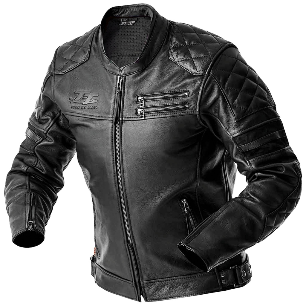 RST Hillberry D3O Leather Motorcycle Jacket