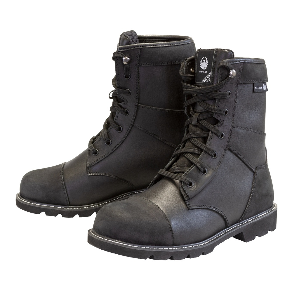 Merlin Bandit D3O Leather Waterproof Motorcycle Boots