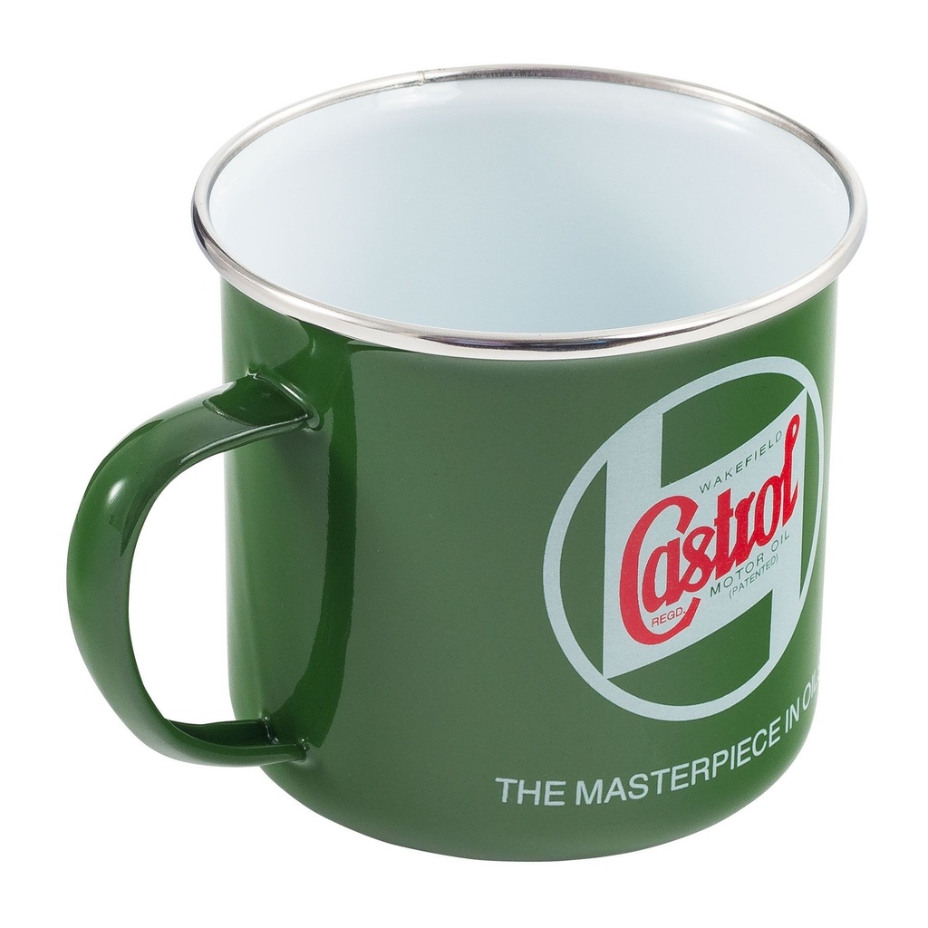 Castrol Classic Enamelled Tin Mug