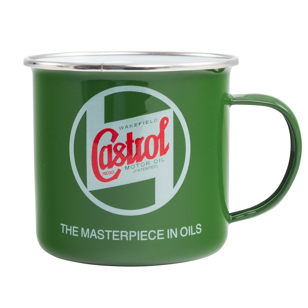 Castrol Classic Enamelled Tin Mug