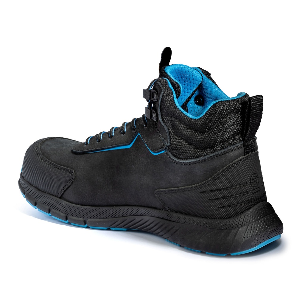 Sparco Traction-H Kamui S3S ESD High Top Nubuck Safety Shoes