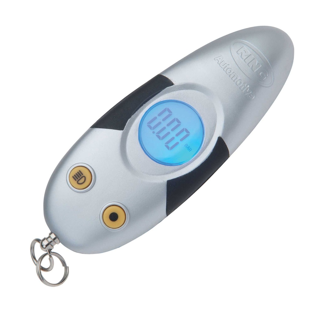 Ring Keyring Digital Tyre Pressure Gauge