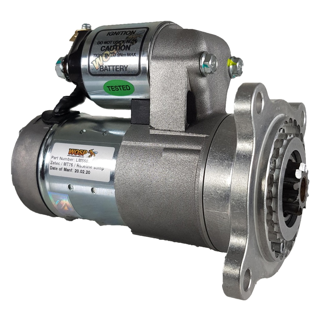 WOSP Lightweight High Torque Starter Motor - Ford Zetec / CVH / Cosworth