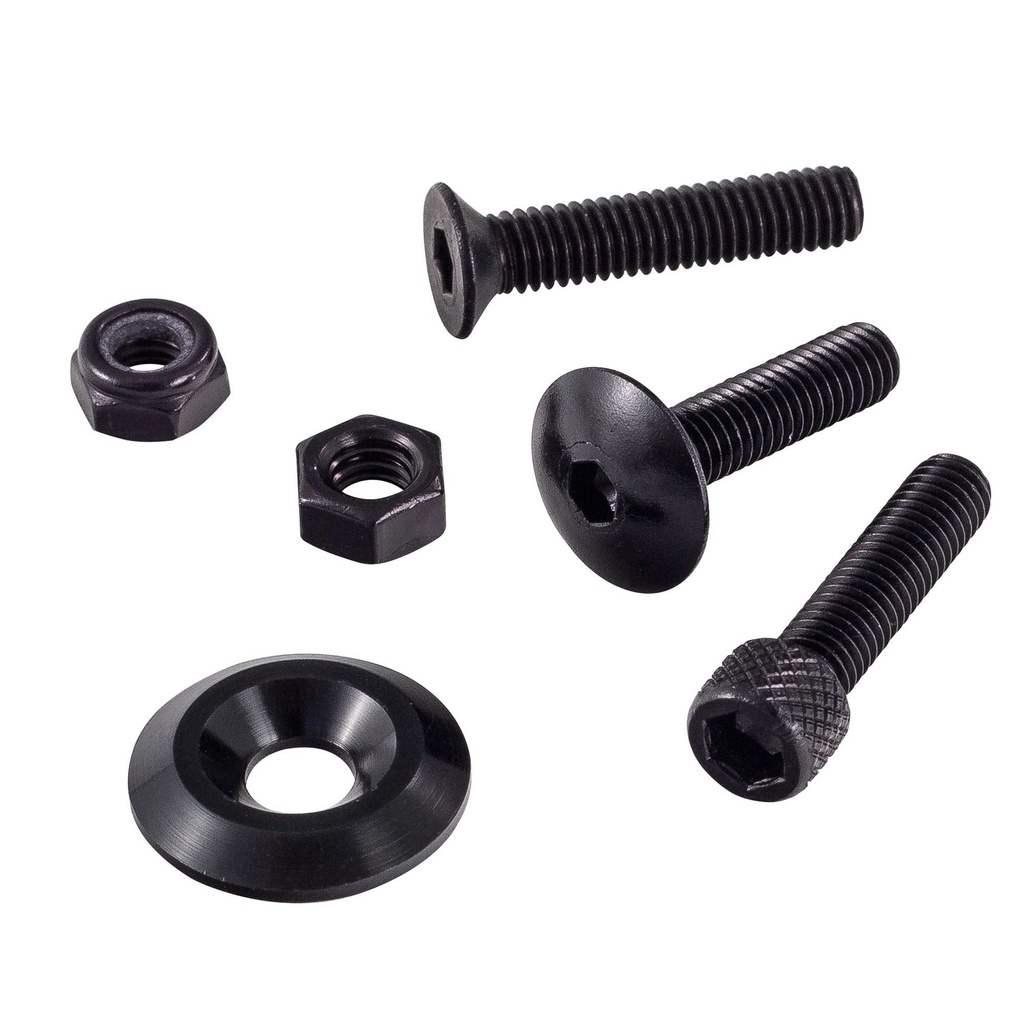 Bike-It Universal Set Screw Kit - 150 Piece - Black