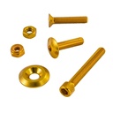 Bike-It Universal Set Screw Kit - 150 Piece - Gold
