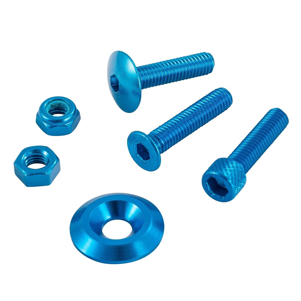 Bike-It Universal Set Screw Kit - 150 Piece - Blue