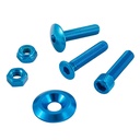 Bike-It Universal Set Screw Kit - 150 Piece - Blue