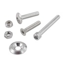 Bike-It Universal Set Screw Kit - 150 Piece - Chrome
