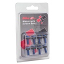 Bike-It Screen Bolt Kit - Pack of 8 - Blue