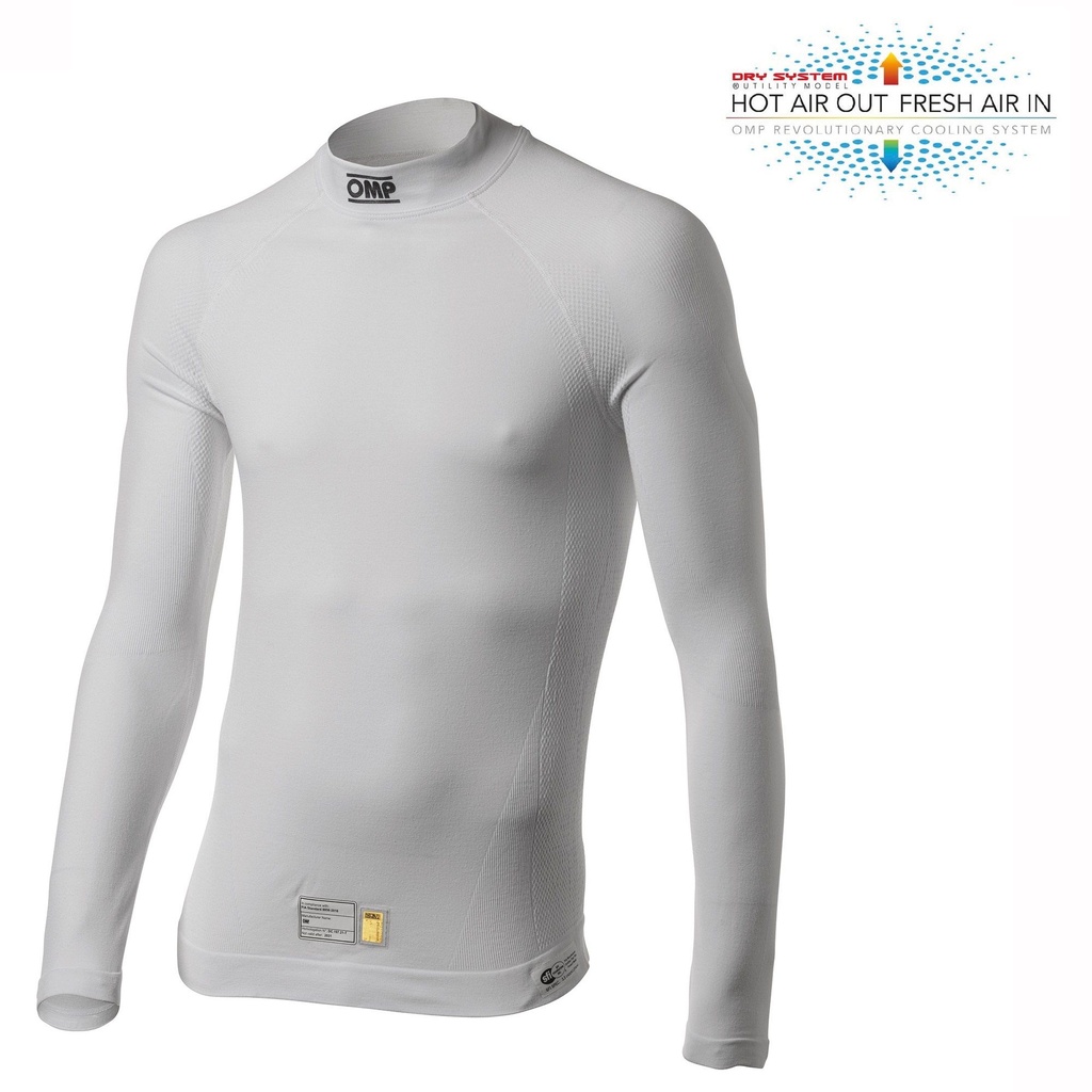 [7000730-3616024] OMP One Evo Long Sleeve Top (L, Black)