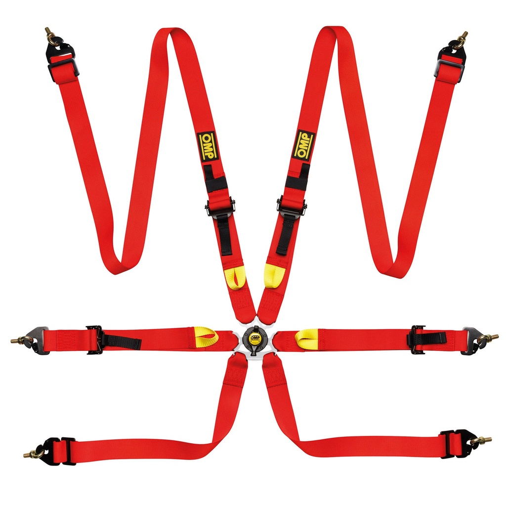 [2010075-3105838] OMP First 2” Saloon Harness (Black)