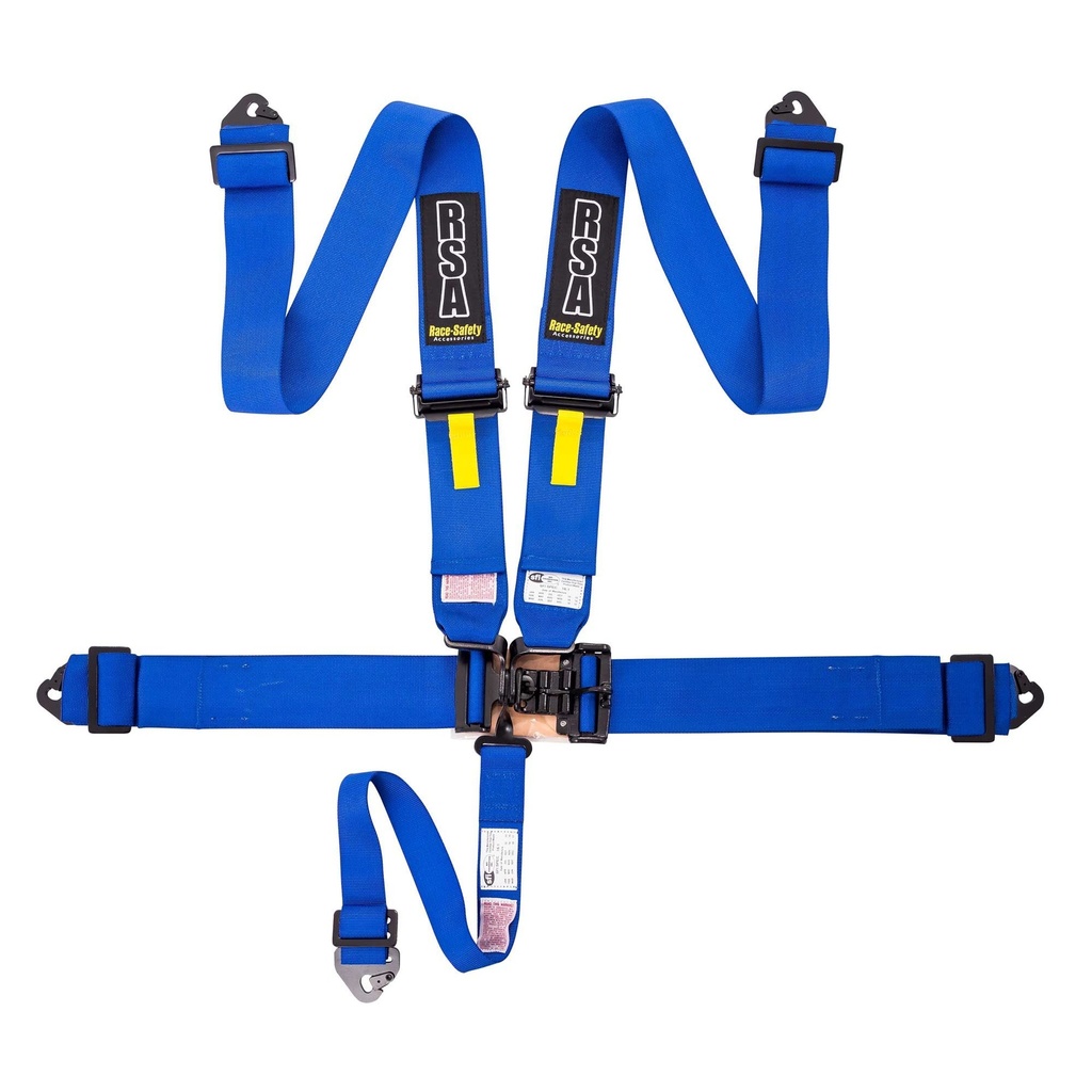 [546549-1828537] Race Safety Accessories Lightweight Nascar 5 Point Harness (Black)