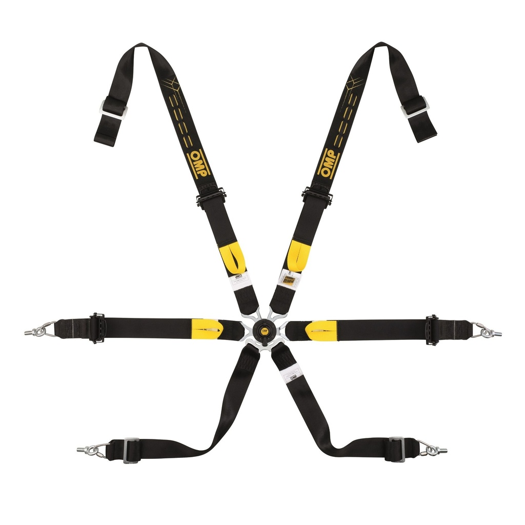 [OMPDA0-0210-A01-071] OMP One 2" WRC 6 Point Harness