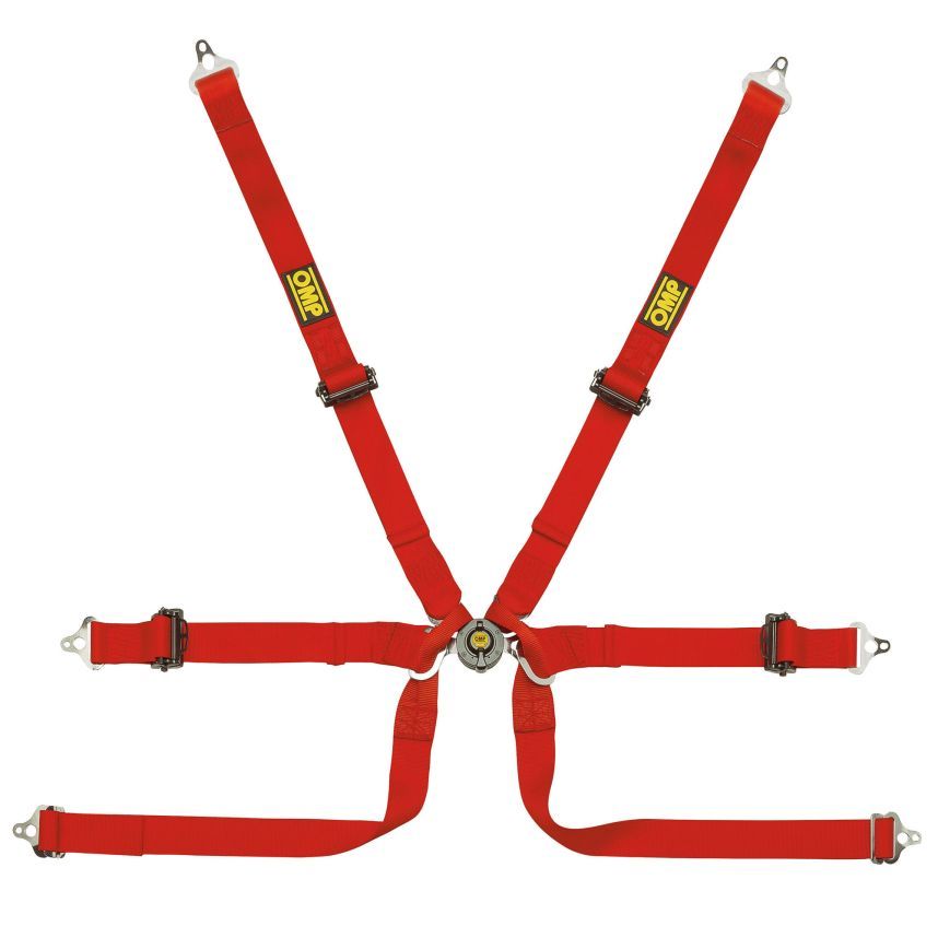 [1434831-3105823] OMP Tecnica 2 Prototype 6 Point Harness (Black)