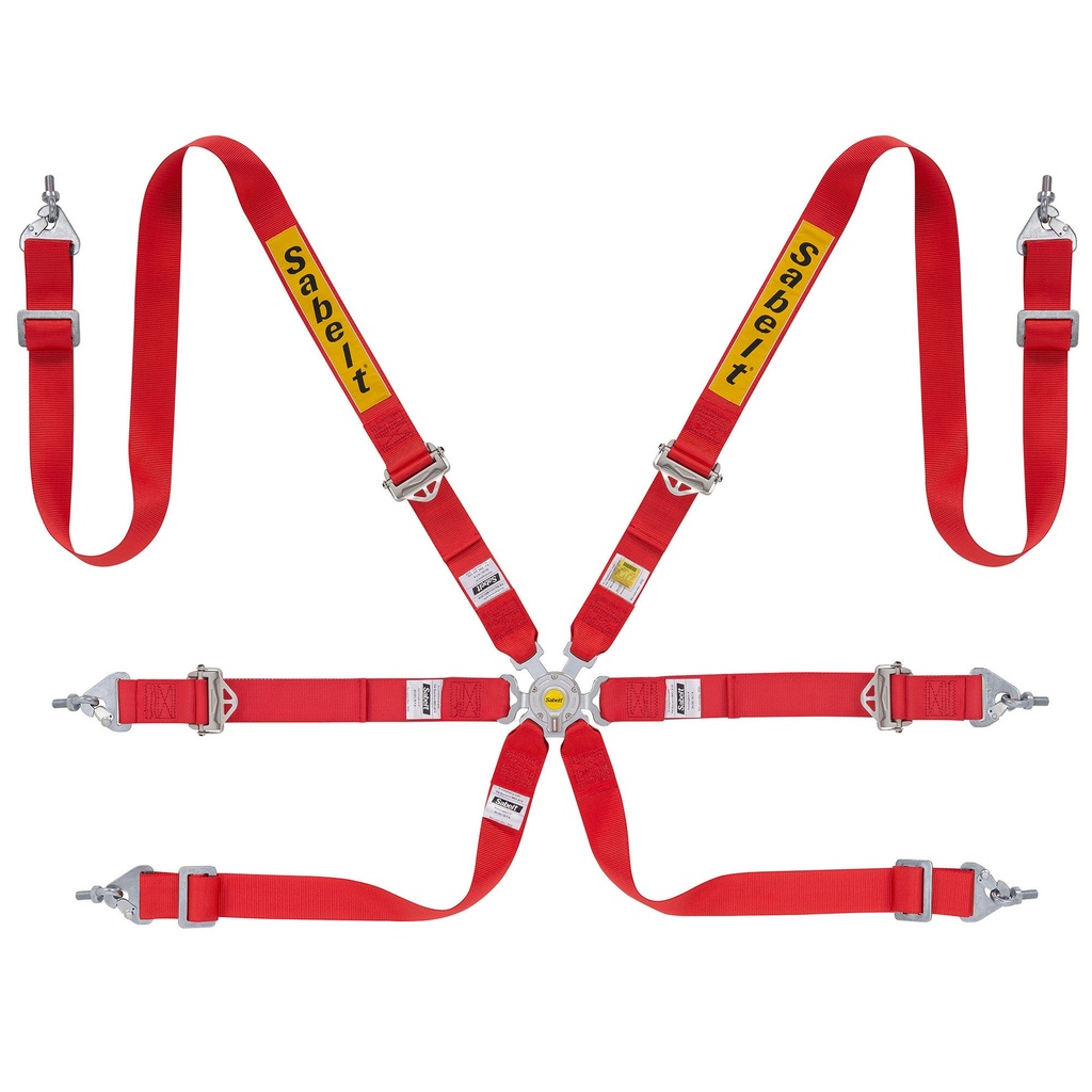 Sabelt Silver Saloon / Rally 6 Point Harness