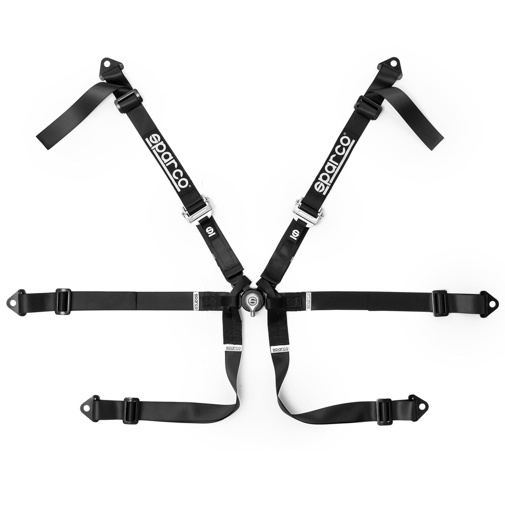 Sparco Lightweight 6 Point Single Seater FHR Harness