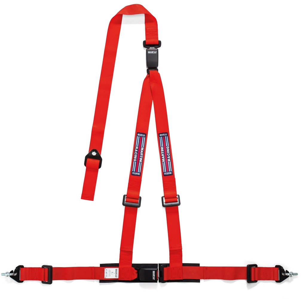 Sparco Club H-3M 3 Point Double Release Martini Racing Harness