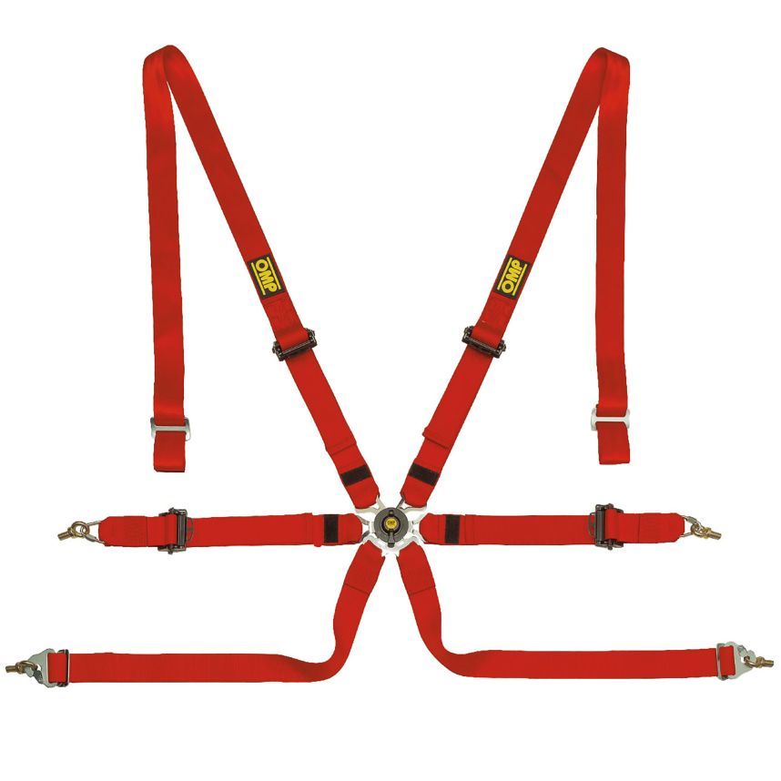 OMP One 2 Pull Up Saloon 6 Point Harness