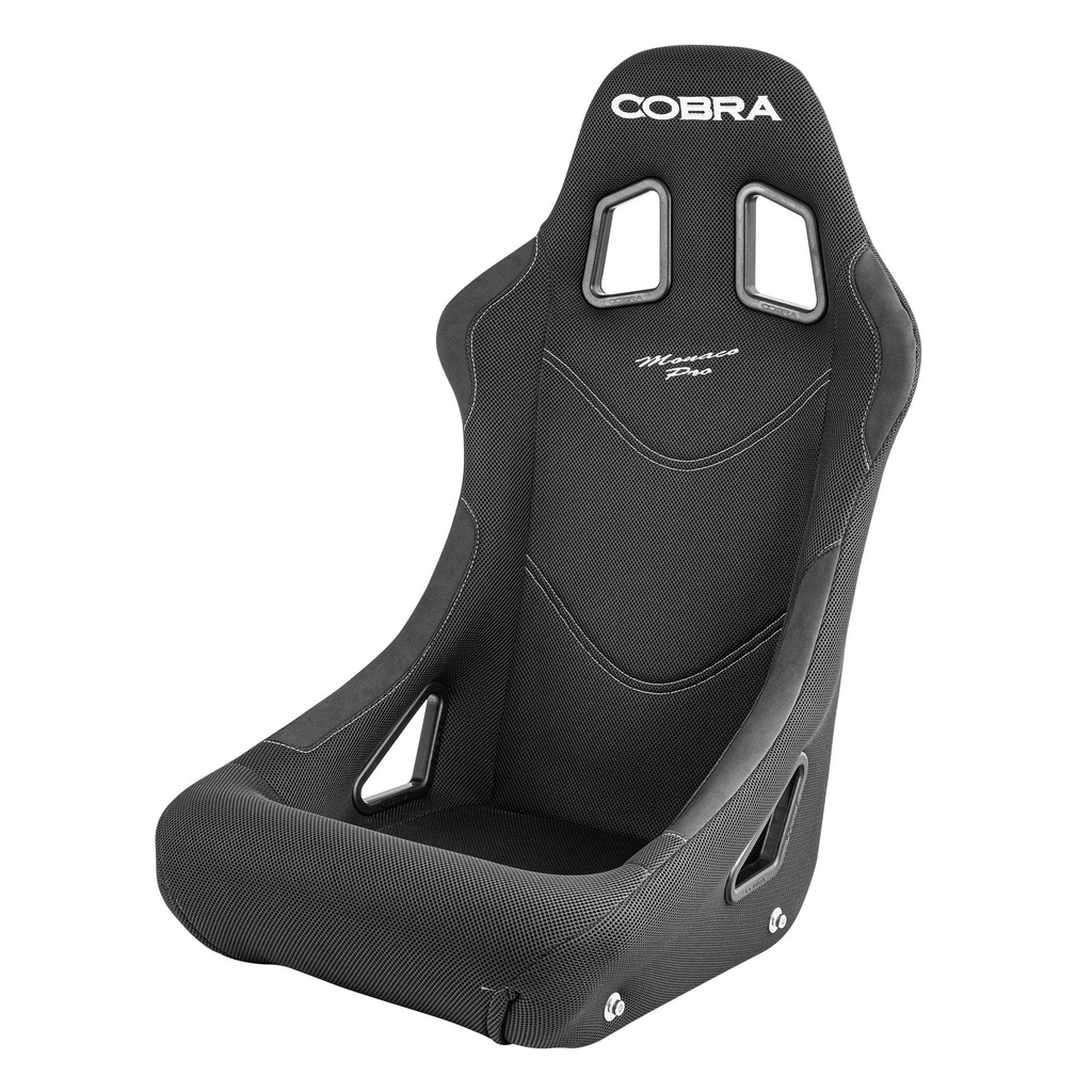 [242003-2076040] Cobra Monaco Pro Steel Frame Seat (Black, Fabric)