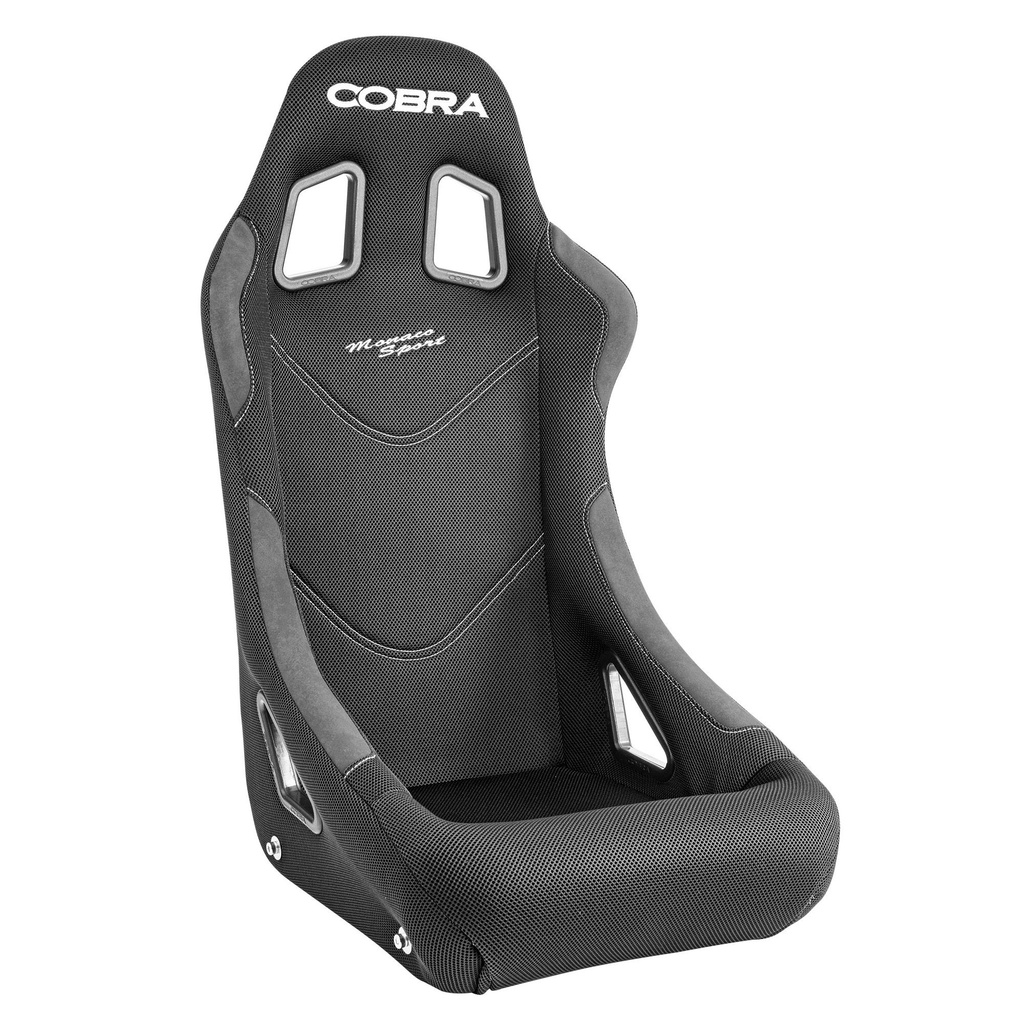 [336005-1931224] Cobra Monaco Sport Steel Frame Seat (Standard, Black, Vinyl)