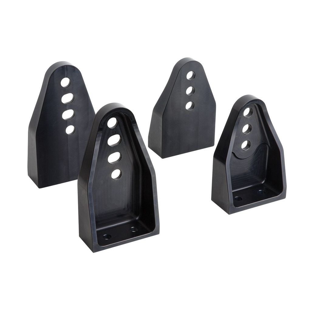 [OMPHC0-0935-A02] OMP FIA Approved Aluminium Side Mounts For HTE ONE E2 Seat