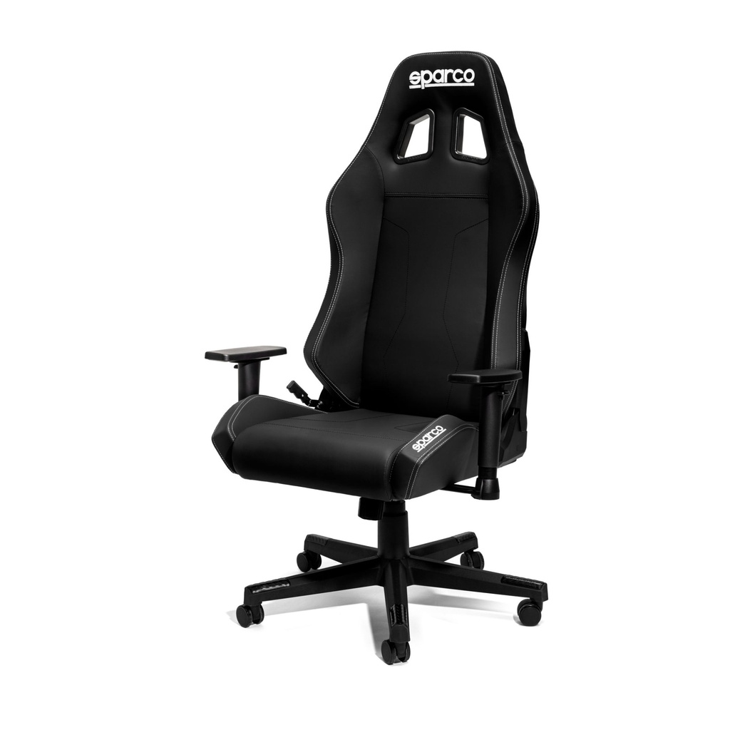[7002255-3887521] Sparco Coach Gaming / Office Chair (Black / White)