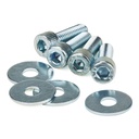 Race Safety Accessories Seat Bolt Kit Steel M8 Cap head x 1.25 Thread inc Washers