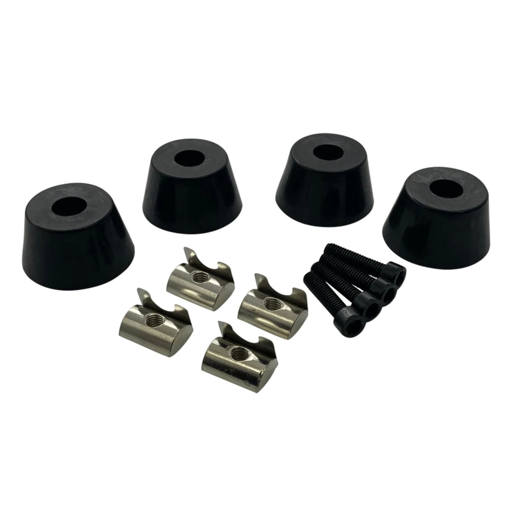 Trak Racer Set Of Rubber Feet / Floor Protectors - Set Of 4