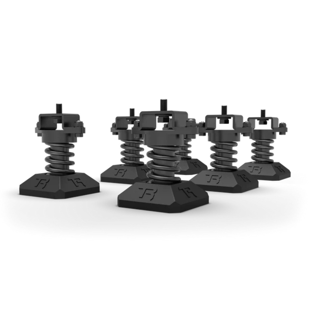 Trak Racer Universal Vibration Isolation Kit – Heavy Duty Rubber Isolation Feet