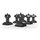 Trak Racer Universal Vibration Isolation Kit – Heavy Duty Rubber Isolation Feet